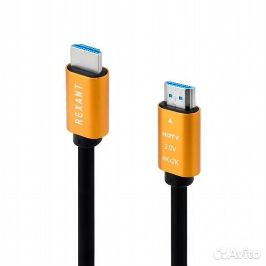 Кабель hdmi 2.0, 4K, 3D, HDR, 18 Гб/сек, 1-2-3 м