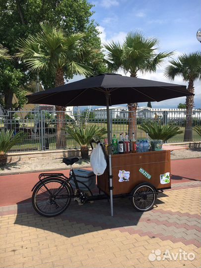 Велокофейня, велосипед для уличной торговли