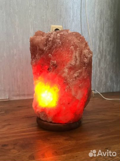 Соляной лечебный (солевой) светильник