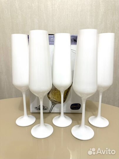 Бокалы для шампанского Bohemia Cristal, Новые