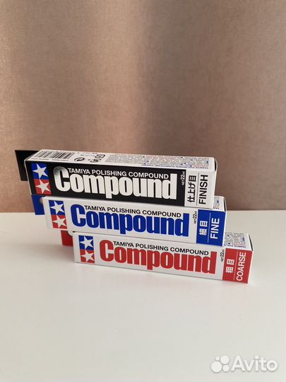 Пасты Tamiya Compound