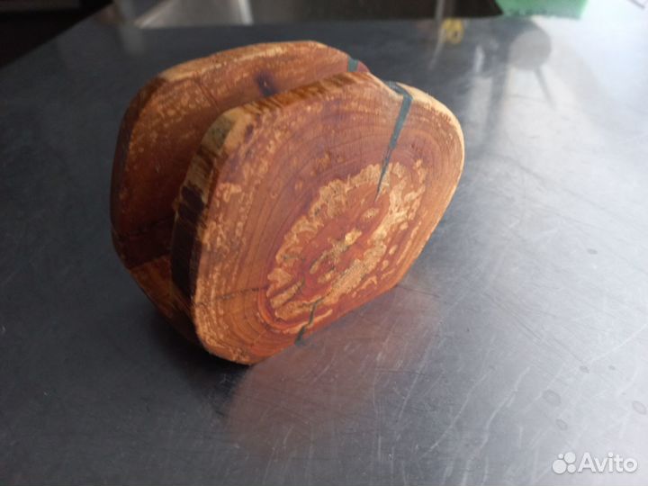 Салфетница. Держатель. Дерево. Вишня