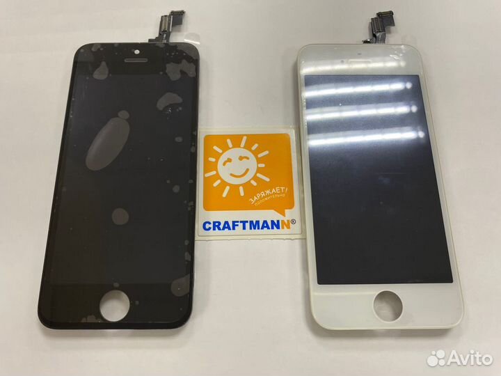 Дисплей iPhone 5S + тачскрин с рамкой ааа