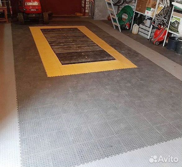 Модульная пвх плитка для склада