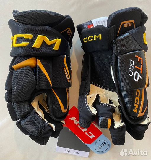 Оригинал перчатки краги хоккейные CCM jetspeed FT6