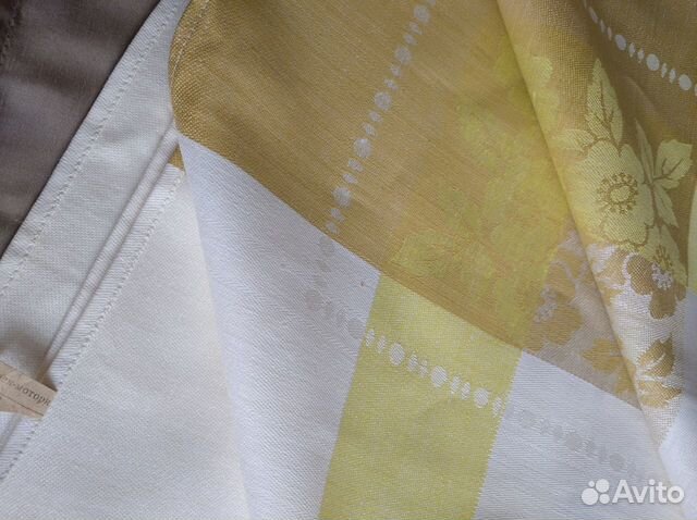 Простыни лен,пододеяльники из СССР, Скатерти,навол