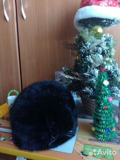 Шапка норковая женская