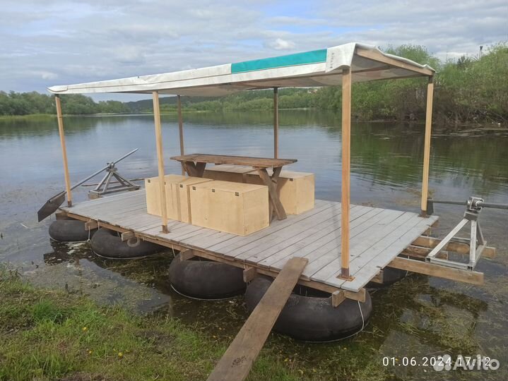 Аренда плота Сплав по реке мана