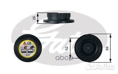 Крышка радиатора RC246 RC246 Gates