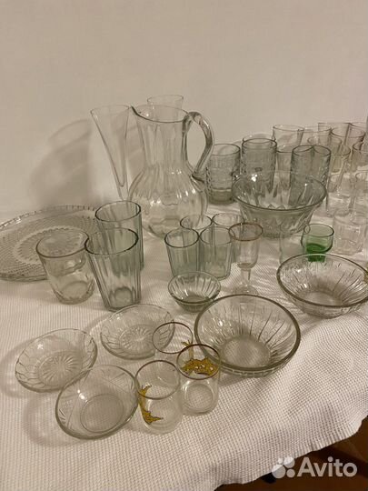 Стеклянная посуда времен СССР