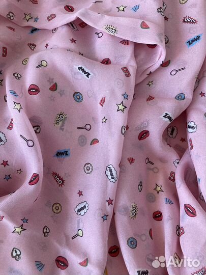 Ткань вискоза штапель сатин шифон Италия