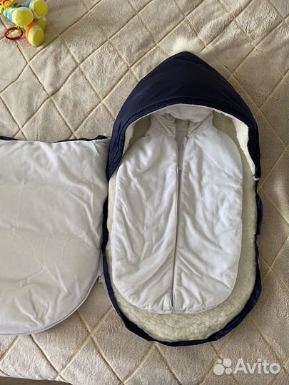 Конверт зимний для новорожденных
