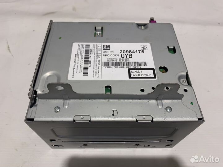 CD чейнджер магнитола Chevrolet Cruze