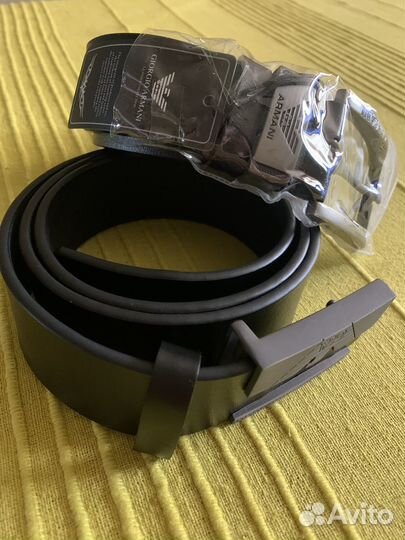 Ремни мужские Armani, новые, натуральная кожа