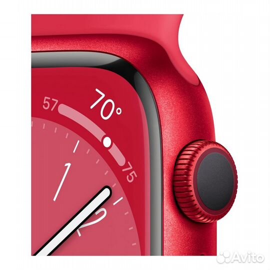 Apple Watch Series 8 45mm Sport Band Red