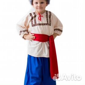 Детский костюм казака для мальчика, костюм казака кавалериста, размер S, на 4-6 лет, рост 116-122