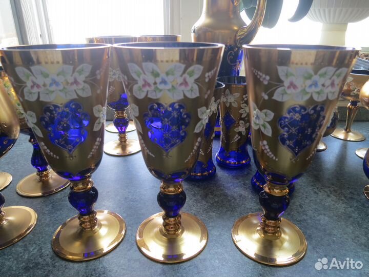 Продам большой набор стекла Богемия 