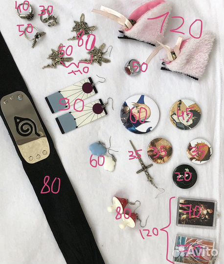 Бижутерия и аксессуары аниме