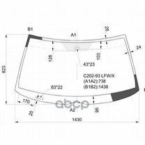 Стекло лобовое (Датчик дождя) Mercedes-Benz C-C