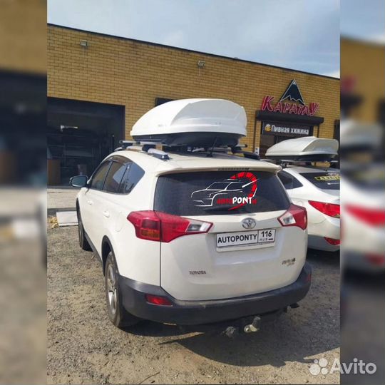 Багажник на Тойота Рав4 аэро поперечины