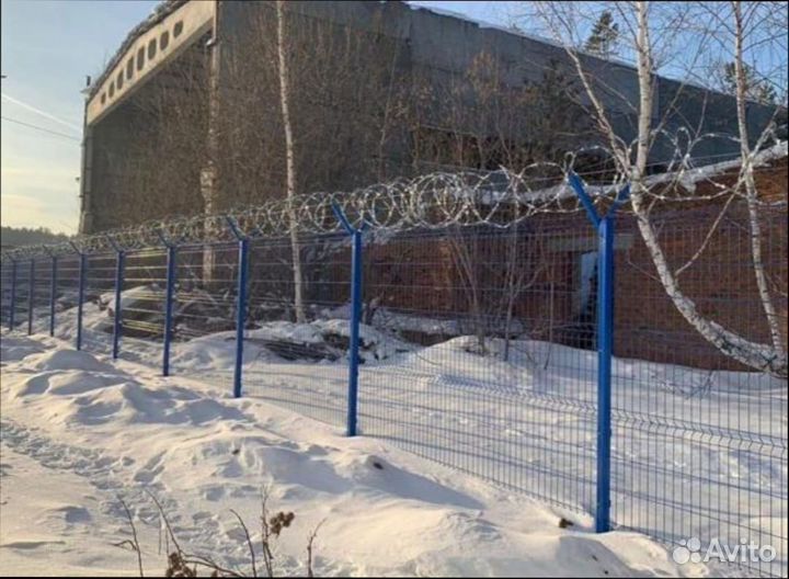 Монтаж колючая проволока егоза, акл