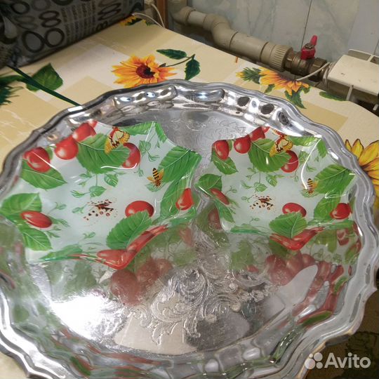 Набор салатников стекло 2 штуки в форме звездочки