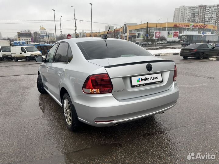 Volkswagen Polo 1.6 AT, 2017, 58 000 км