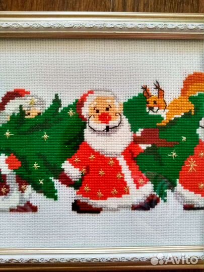 Вышивка новогодняя