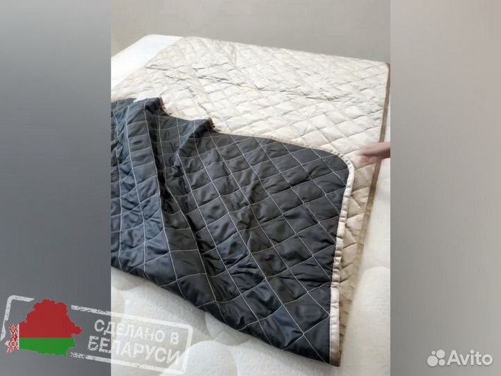 Покрывало-плед стеганое, для кровати и дивана