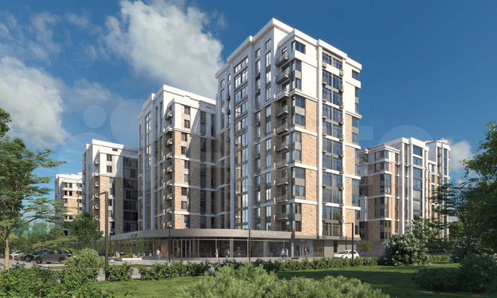 2-к. квартира, 66,6 м², 9/9 эт.