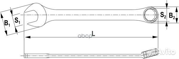 Ключ гаечный комбинированный, 13 мм CW00013 THO