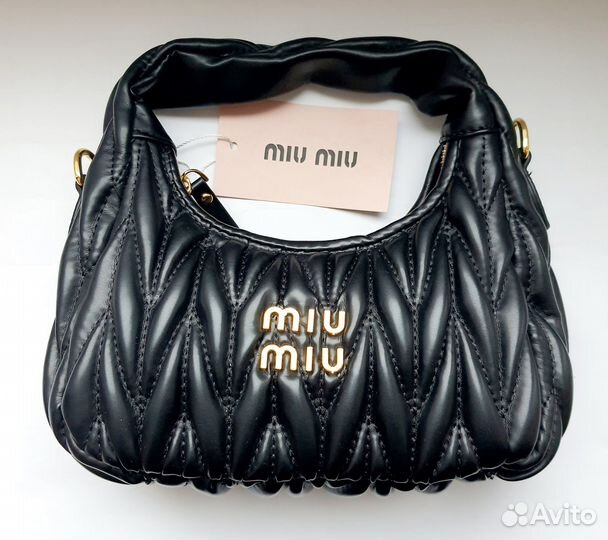 Сумка женская miu miu чёрная