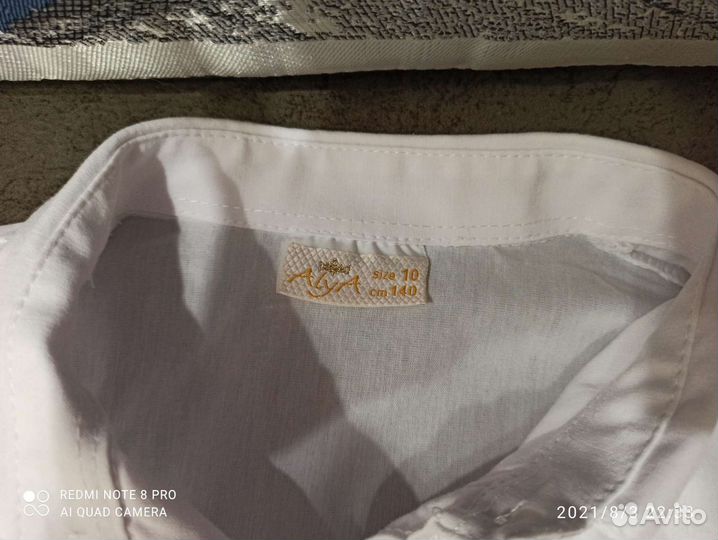 Рубашка для девочки 140