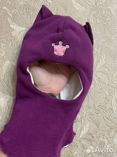 Шапка шлем для девочки beezy