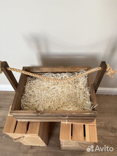 Ящик деревянный подарочный