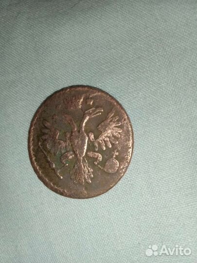 Монета Денга 1737 года