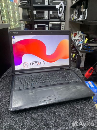Ноутбук asus K50C Celeron d cpu