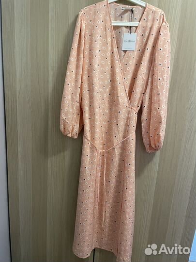 Платье халат длинное