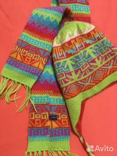 Комплект шапка, шарф