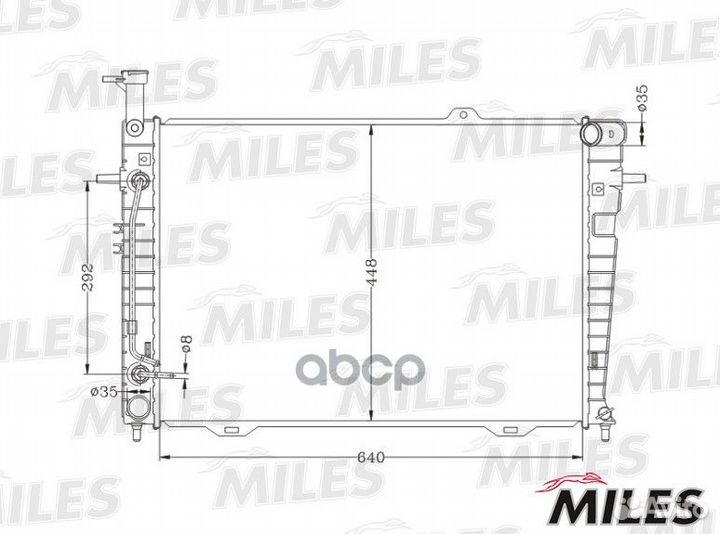 Радиатор (паяный) hyundai tucson / KIA sportage