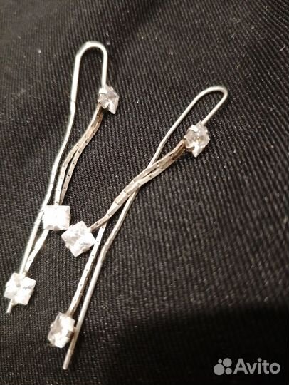 Серьги серебро 925