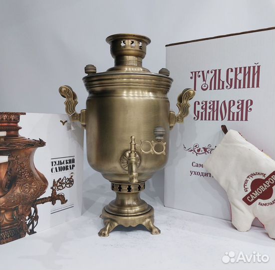 Самовар на дровах 5л. Тула. Оригинал. Люкс