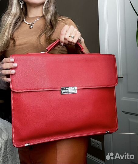 Итальянский кожаный Портфель