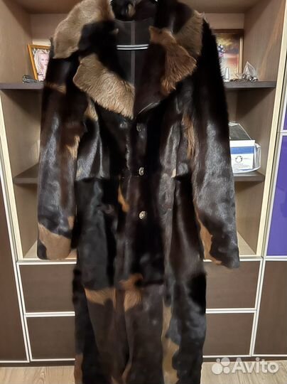 Дублёнка двусторонняя с натуральным мехом