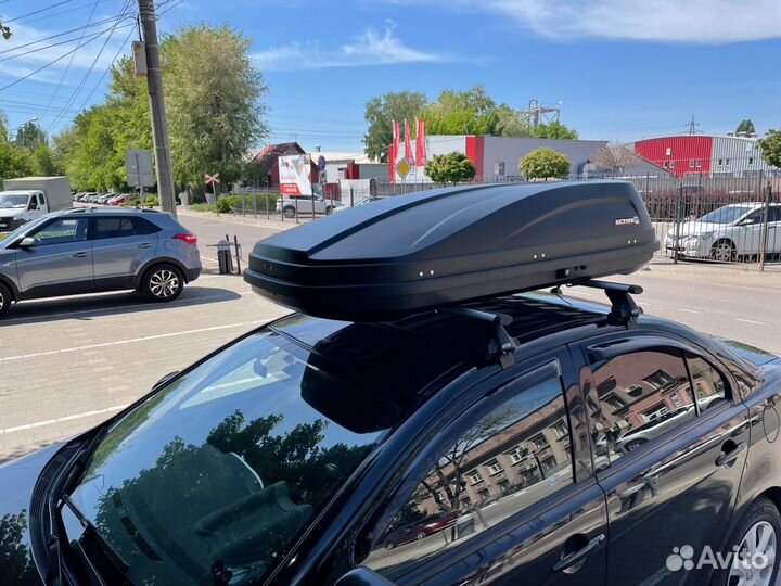 Бокс Active M 450 черный матовый на Lancer