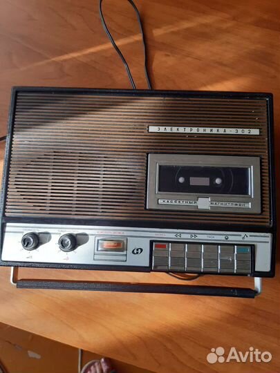 Кассетный магнитофон электроника 302