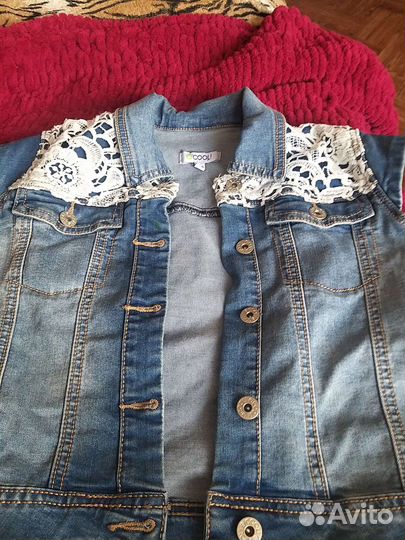 Джинсовая жилетка