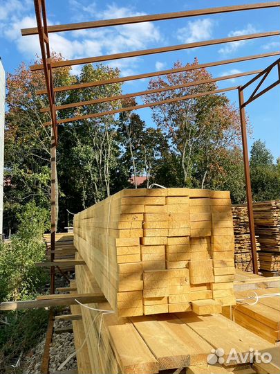 Доска обрезная 25х100х6000мм