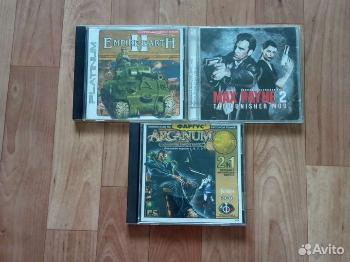 Компьютерные игры Max Payne 2, Empire Earth 2, Arc