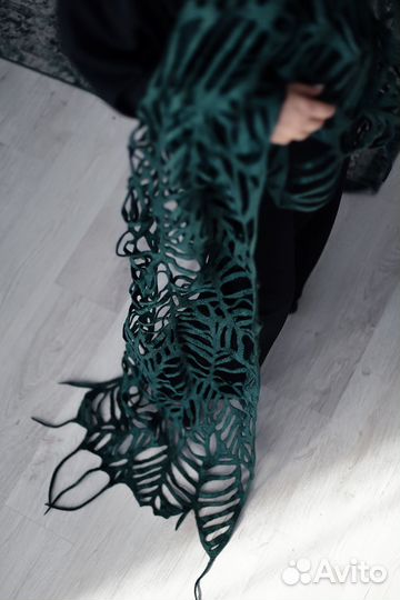 Женский ажурный шарф-палантин